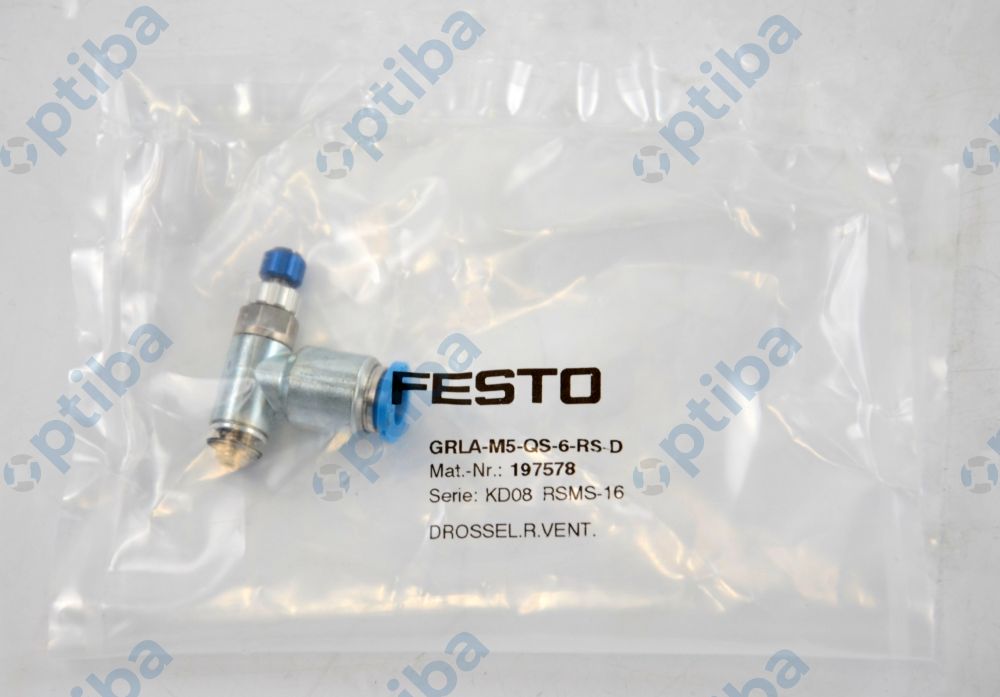 Zawór dławiąco-zwrotny GRLA-1/2-QS-12-RS-D 534344 FESTO