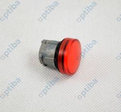 Główka lampki sygnalizacyjnej 22mm czerwona ZB4BV043