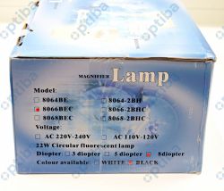 Lampa biurkowa z lupą 8066-2BHC 8D 22W 127mm 312707