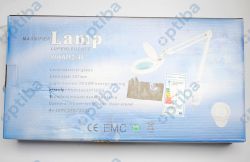 Lampa LAM-005 z lupą 5D 90 LED fi 127mm przykręcana do blatu